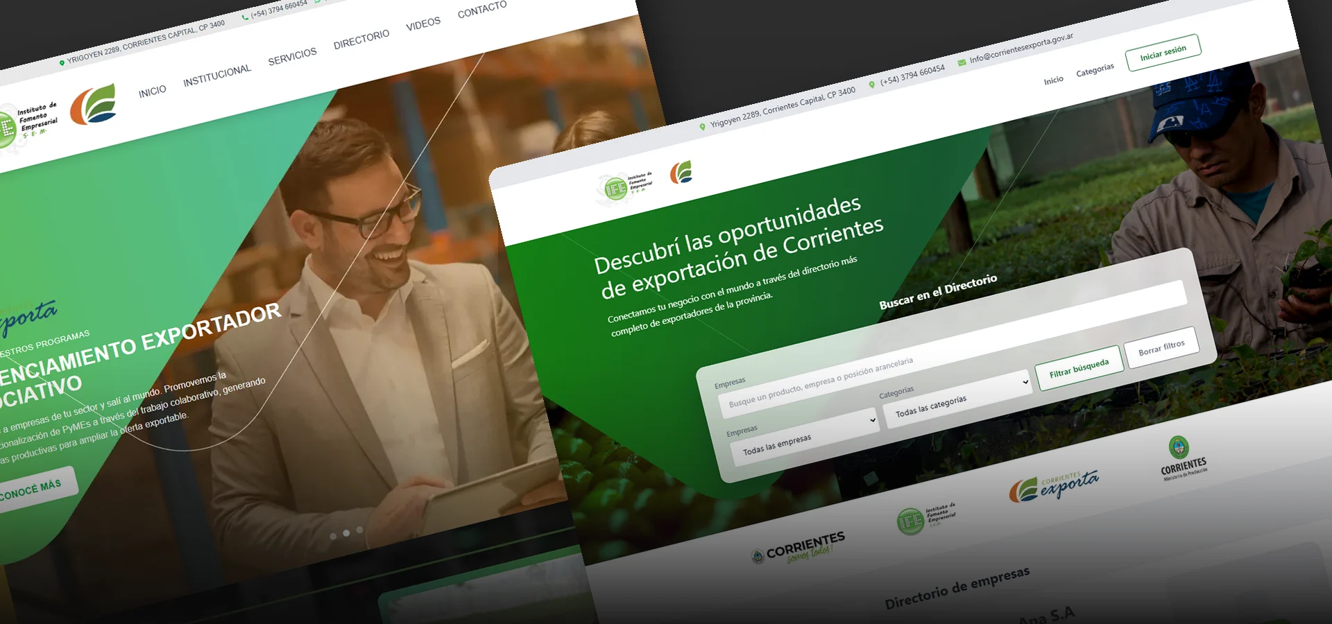 Corrientes Exporta, Government · Foreign trade